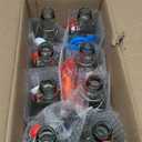 Alotpower Flip Top Glass Bottle 32oz 6Pack, Swing Top Glass Bottles with Airtight Flip Lids for Vanilla Extract Bottles/ Home Brewing/ Beverages/ Oil (32 fl. oz, Set of 6)