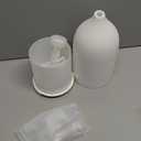 Aroma Diffuser,500ML Ceramic Ultrasonic Essential Oil Diffuser for Aromatherapy with 7-Color LED Light Waterless Auto Off for Room Office, (500ML)