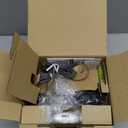 Panasonic Cordless Phone, Easy to Use with Large Display and Big Buttons, Flashing Favorites Key, Built in Flashlight, Call Block, Volume Boost, Talking Caller ID, 2 Cordless Handsets - KX-TGU433W (White)