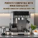 2 x Tamping Mat Compatible with Ninja Luxe Cafe Espresso Machine ES601&ES701, Non-Slip Silicone Coffee Tamper Pad for Portafilter Support, Food-Grade, Tamper Holder