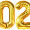 Katchon, Giant Gold 2026 Balloons - 42 Inch | New Year Balloons | 2026 Balloon Numbers | Gold Balloon for New Years Decorations 2026 | NYE Decorations | New Years Eve Party Supplies 2026