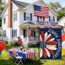 250th Anniversary America Garden Flag, 250 Anniversary USA Flag Patriotic Banner 250 Years of Freedom Yard Sign 4th of July Double-Sided Waterproof 1776-2026 Commemorative Flag 12x18 Inch
