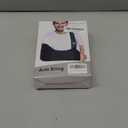 Arm Shoulder Sling for Men and Women,Porous comfort Medical Sling with Pocket Shoulder Pad for Rotator Cuff Injury,Support for Arm,Wrist, Elbow,Clavicle Fracture Post-Surgery(Black,Large)