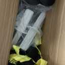 BAGAIL Outdoor Badminton Net Set with Anti-Sag Winch System - Official Size 20ft x 5ft, 4 Rackets, 3 Shuttlecocks, Durable PE Net & Carry Bag for Backyard, Beach, Family Games (Yellow)