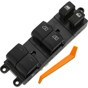 Power Window Switch Fits for Nissan Maxima 2004-2008,for Infiniti FX35 2003-2004.Driver Side Control Door Vidrios Master Switch.Replace254017Y010,25401ZK30A