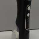 Water Flosser for Teeth Cleaning, 300ML Portable Cordless Oral Irrigator with DIY Strength, 4 Modes, IPX7 Waterproof & 30-Day Battery, 2-Min Smart Timer for Home/Travel Dental Care (Black)