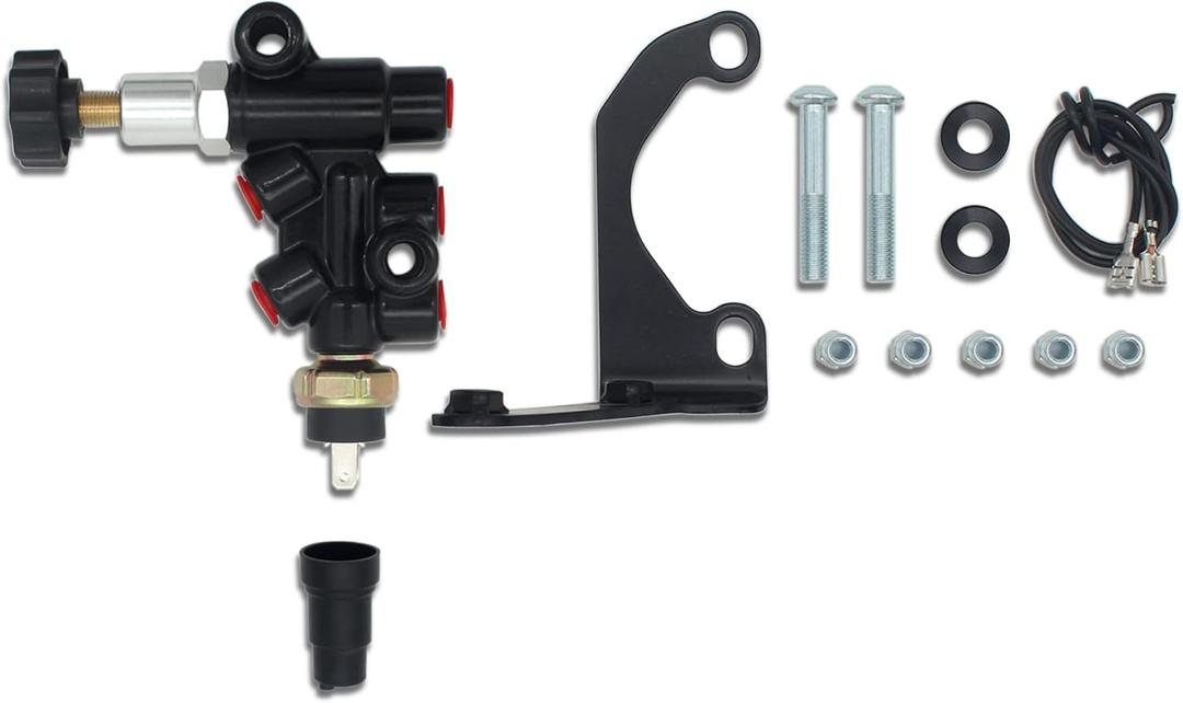 260-13190 Brake Proportioning Valve, Replace for Wilwood 260-11179,Aluminum Black