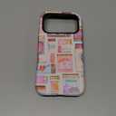 For iPhone 17 Pro Case,Vintage Matchbox Collage Phone Case for Girl Women Boy Men,Hybrid 2-Layer Hard Shell Cases