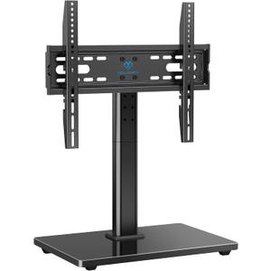 PERLESMITH Universal TV Stand Legs for 32-70 inch TVs, Table Top TV Stand up to 99 lbs, Height Adjustable Television TV Mount, Universal TV Base for Livingroom & Bedroom, VESA 400x400mm 