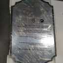 Chende Black Bathroom Mirror for Over Sink, 32'' x 20'' Arched Mirror with Scalloped Frame for Home Decor, Modern Decorative Wall Mirrors for Entryway, Living Room, Dining Room, Bedroom, Fireplace