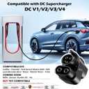 AFI | NACS to CCS1 Adapter for Tesla Superchargers 500A 1000V DC Fast Charging, Compatible with Ford, Rivian, GM, Polestar, Volvo EVs Level 3 Charging, Plug & Play, Dual Safety Lock
