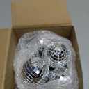 MTLEE 20 Pcs Disco Balls Decorations Assorted Size Party Decor Disco Ball Ornaments Mirror Mini Large Hanging with Rope for Wedding Festival Stage Prop (2.4 Inch, 2 Inch, 1.6 Inch, 1.2 Inch)