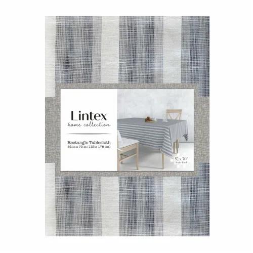 Striped Lintex Home Collection Rectangle Tablecloth (52x70in)