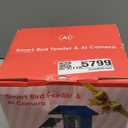 Leapbird Bird Feeder with Camera Solar Powered,2.5K HD Video Bird House Live View,Smart AI Bird Species Identification for Outside Garden,Birds Bath,Ideal Gift for Birds Lover,Hummingbird (Blue)