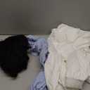 Man Halloween Costume Adult Leisure Blue Shirt White Pants Wig Beard Wrestler Halloween Outfit Accessories (X-Large)