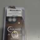 Asuwish Phone Case for OnePlus 12 5G Wallet Cover with Tempered Glass Screen Protector and Wrist Strap Lanyard RFID Credit Card Holder Ring Stand Cell Accessories One+ 1plus12 2024 Women Men Brown