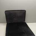 Foam Recliner Chair Cushions Wheelchair Cushions, Non-Slip 4" Thick Supportive Lumbar Support Pillow for Elderly Supportive Seat Cushion with Lumbar Pillow; 20x20x4"+12.8" Backrest Height,Black