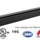 Commercial Push Bar Panic Exit Device with Lever Handle, 304 Stainless Steel, UL10C & ANSI Grade 1 Certified, Emergency Door Hardware (1710P- Push Bar Panic Exit Device+Lever Handle)