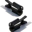 Ear Clip Electrodes,Rubber Ear Clip Accessories Compatible for Tens 7000,(Black)