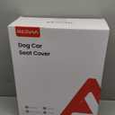 REEVAA Dog Car Seat Cover for Back Seat, Hard Bottom Dog Hammock, Pet Bed Extender for 2-4 Large/ Medium Dogs, Waterproof Seat Protector, Universal L Size Fits for SUV Medium Truck, Black