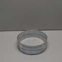 10" Inch Galvanized Metal Vent Duct Connector - Round Extension for Ventilation - 10 Inch Metal Dryer Vent Coupler and Hose Coupling - Durable Dryer Pipe Connection - Male Fit