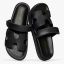 Project Cloud 100% Genuine Leather Sandals for Women Footwear - Stylish Womens Sandals with Plush & Soft Insole - Non-Slip and Water-Resistant Beach Sandals Slides for Women (Mayvy)