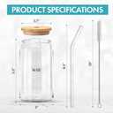 KLUBI 40th Birthday Gifts Women - In My Forties Era 16 Ounce Glass Cup 40th Birthday Decorations for Women 40 Year Old In Their 40s Era Cup Decor