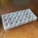 Goldbaking Bell Shape Chocolate Bonbon Mold Polycarbonate Truffle Mould Homemade Chocolates Covered Candy DIY Tool