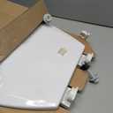 BEMIS 500EC 390 Toilet Seat with Easy Clean & Change Hinges, 1 Pack Round, Cotton White