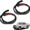 2PCS Roof Drip Molding Right & Left Weatherstrips Compatible with Toyota Tacoma Double CAB 2005-2015 Replace# 75551-04063 75561-02020 75552-04061
