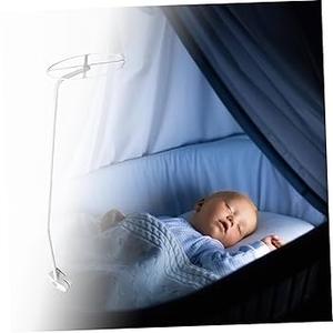 Yardwe Adjustable Net Stand Holder Bed Canopy Net Holder Rack Crib Cot Bed Bracket Accessories for Home Bedroom