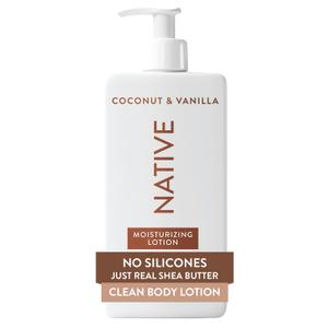 Native Body Lotion Contains Naturally Derived Plant-Based Moisturizers for Women and Men | Restores Dry Skin, Coconut & Vanilla, 16.5 fl oz