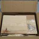 Owl House Premium Cedar Wood Screech & Barn Owl Nesting Box - Large Handmade Bird House with Rectangular/Circular Opening, Mounting Screws, and Cedar Shavings Included - Easy Assembly