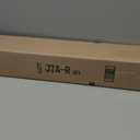 PVC Slide-On Door Bottom | Adjustable Plastic Weatherstrip Door Bottom with Drip Cap | 3 Feet (36-Inch) | for 1 3/4 Doors | Black | Fits Gaps 3/8 to 7/8 | Made in The USA