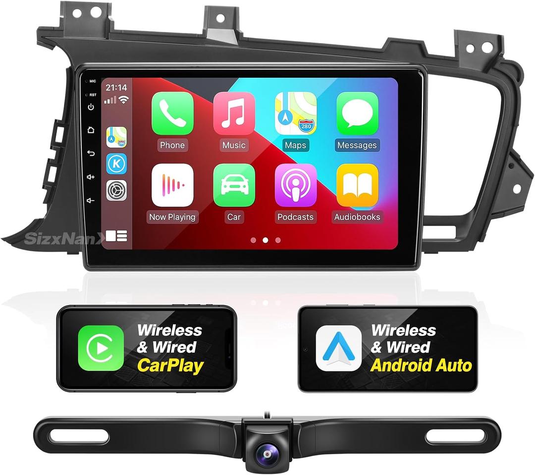for KIA Optima 2010 11 12 2013 Radio Stereo Wireless Carplay Auto
