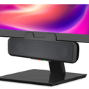 Cyber Acoustics USB Speaker Bar (CA2890) – Stereo USB Powered Speaker, Easily Clamps to Monitor, Convenient Controls