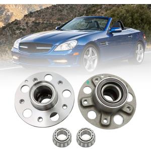 2 Pcs Front Wheel Bearing 2093300325 Compatible with Mercedes-Benz C-Class CLK-Class SLK-Class 2001-2010 C230 C240 C280 C32 C350 CLK320 CLK350 CLK500 CLK550 CLK55 SLK280 SLK300 SLK350 SLK55
