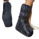 Waterproof Boot Cover for Medical and Orthopedic Boots, Heavy-Duty Non-Slip Sole, Reusable Shoe Protector for Rain, Snow, Beach, Garden, Indoor & Outdoor Use (Large)