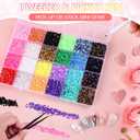 Kalolary 48000Pcs 48 Colors Jelly Rhinestones for Bedazzling and Diamond Art,3mm Resin Flatback Gems Bedazzler Kit with 3Pcs B7000 Glue Tweezers&Pick Up Pen for DIY Crafting Crafts Book Shoes Nail Art