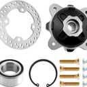 Front Wheel Hub Bearing Studs Brake Disc Kit, Compatible with 2013-2024 Polaris Ranger 900/1000/1000 XP/570/Brutus/Diesel HST