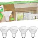 GU10 LED Light Bulbs - 5W Energy-Efficient, 700 Lumens Warm White (3000K), Non-Dimmable, 110 Flood Beam, Ideal Replacement for Halogen Bulb in Recessed & Track Lighting, 6-Pack