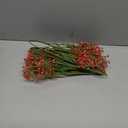 10 Pack Baby's Breath Artificial Flowers Bulk 3 Branches Faux Baby Breath Plastic Flowers Fake Gypsophila Flower Arrangement Fake Flowers Bouquet for Wedding Home Decor Fall Red Baby Breath (Maroon)