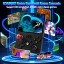 R36MAX2 Retro Gaming Console, 4.5 Inch 4K HD IPS Screen Retro Video Game Console, Handheld Game Console Preloaded 30+ Emulator Games, Linux System, Portable Video Console for Adult