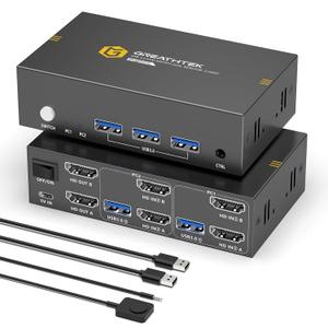 kvm Switch hdmi 2 Port,8K@60HZ