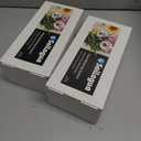 2 x 6.4 oz Medium Plant Self Watering Globes, Light Iridescent Glass Water Bulb for Indoor Plants Vacation Use, Automatic Plant Waterer, Watering Spikes Stakes, Perfect Gardening Gifts, 2 Pack