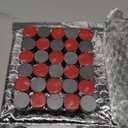 Strong Ceramic Round Magnets With Adhesive Backing (0.7x0.12"/18x3mm, 100 pcs) - Heavy Duty Sticky Magnets, Non-Corrosive, Versatile For Home, Office, Workshop, Whiteboard, Fridge And Hobby Use