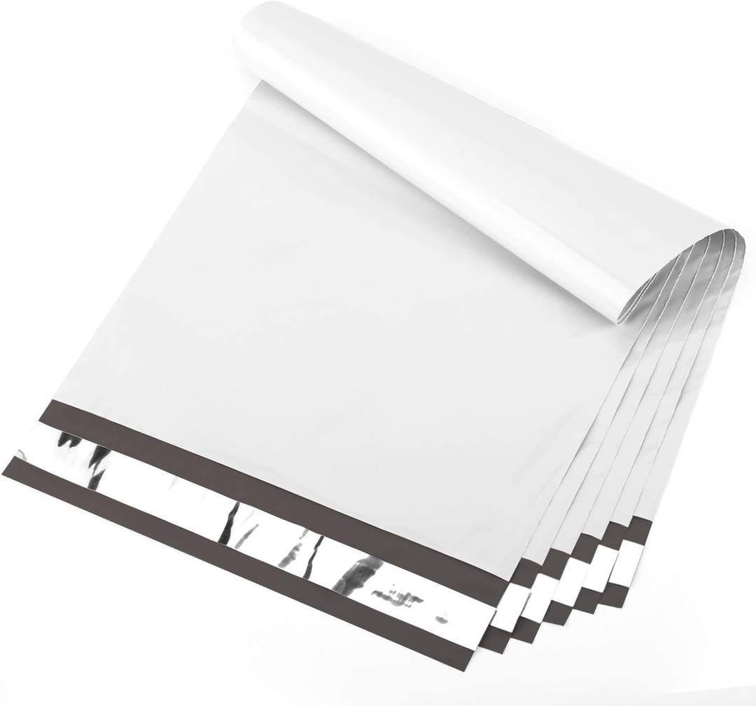 Cozymood Large Poly Mailers 19x24 White Shipping Bags 100 Pcs, Waterproof Packaging Bags, Self-Seal Shipping Envelopes, Shipping Bags for Clothing, Boutique, Shipping Supplies