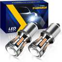 1156 LED Bulbs for Turn Signal Light, Amber Yellow 1141 1003 7506 BA15S LED Replacement Bulbs for Front Rear Turn Signal Light BlinkerSide Marker Lights, Pack of 2