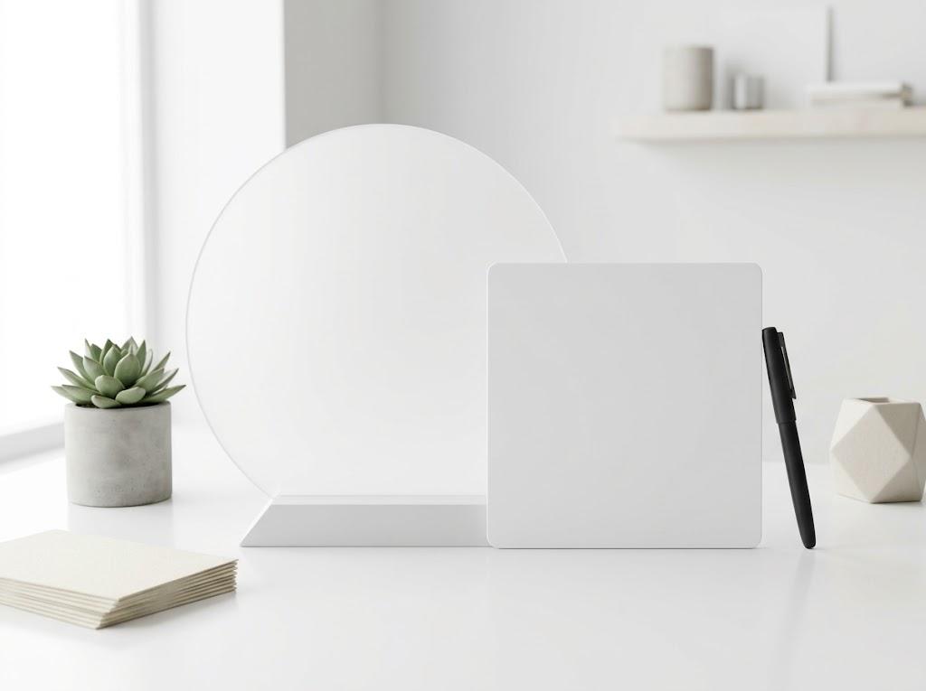 Translucent Acrylic and Plastic Blank Plates
