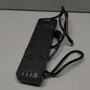 Power Strip - Addtam Surge Protector with 10 Outlets and 4 USB Ports, 6 Feet Extension Cord with Flat Plug, 2700 Joules, ETL Listed, Black